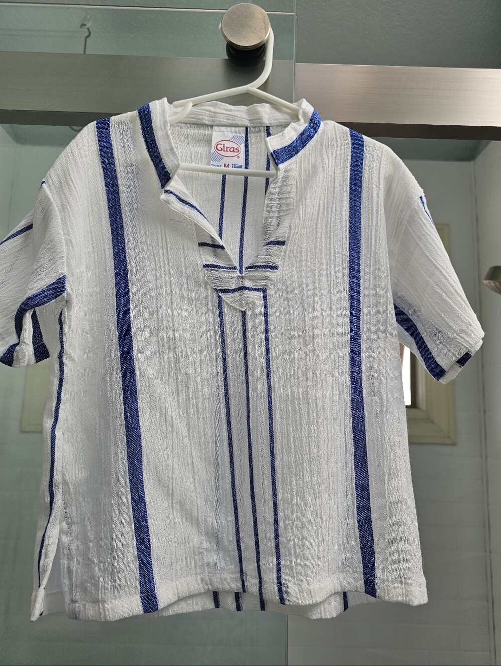 Authentic Greek Cotton Toddler Boys Shirt